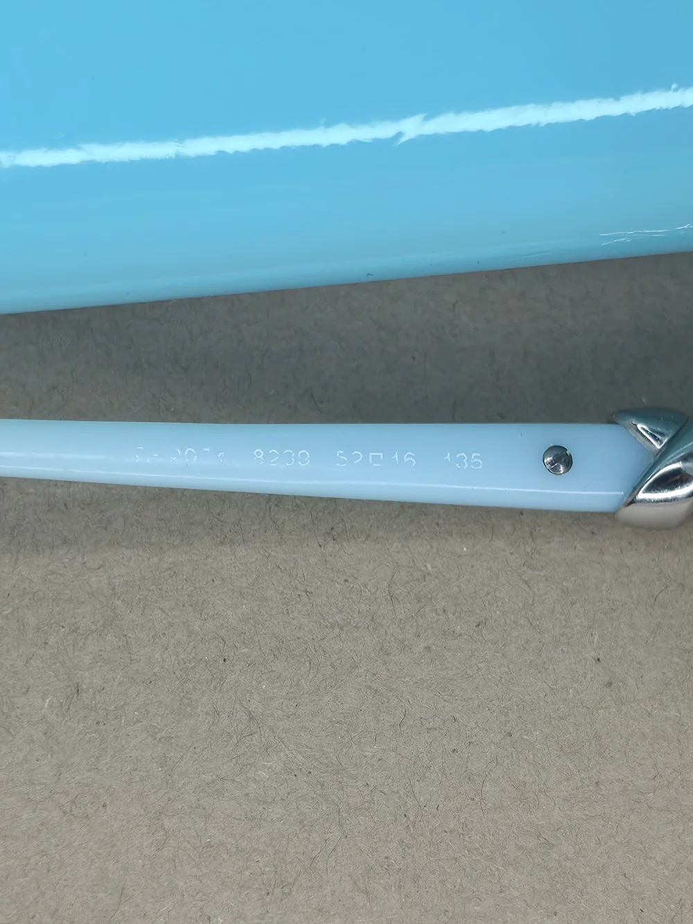 Tiffany & Co. Blue Tortoiseshell Sunglasses with Blue Case